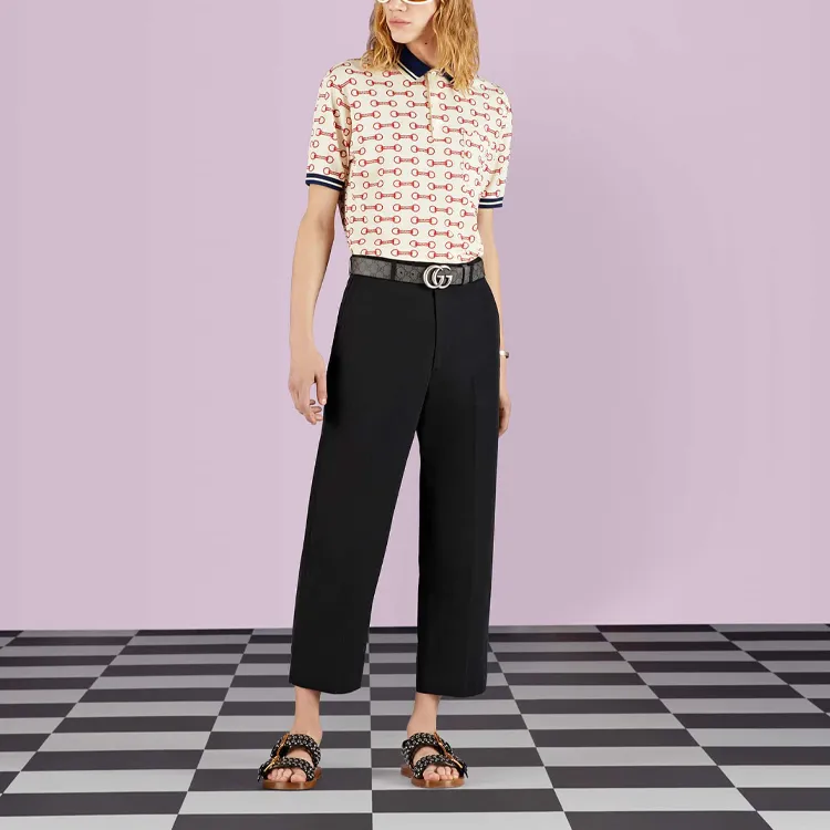 GUCCI FW22 Polo Shirt Men's Ecru-4