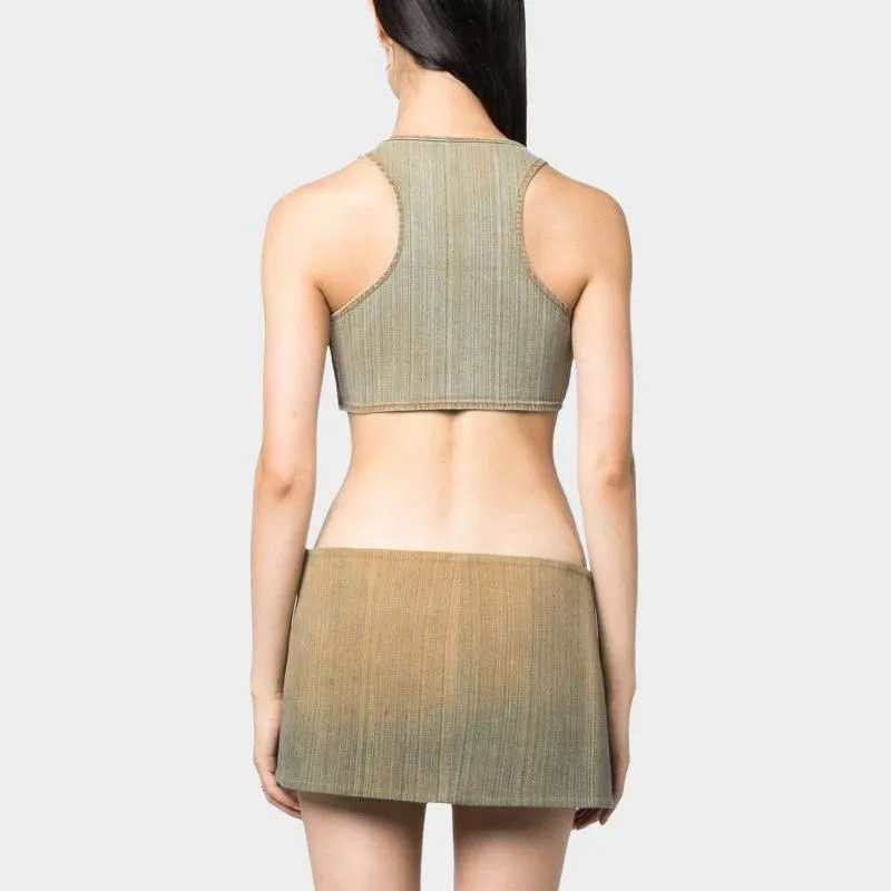 DIESEL De Top Fsd Tank Top 'Denim'-6