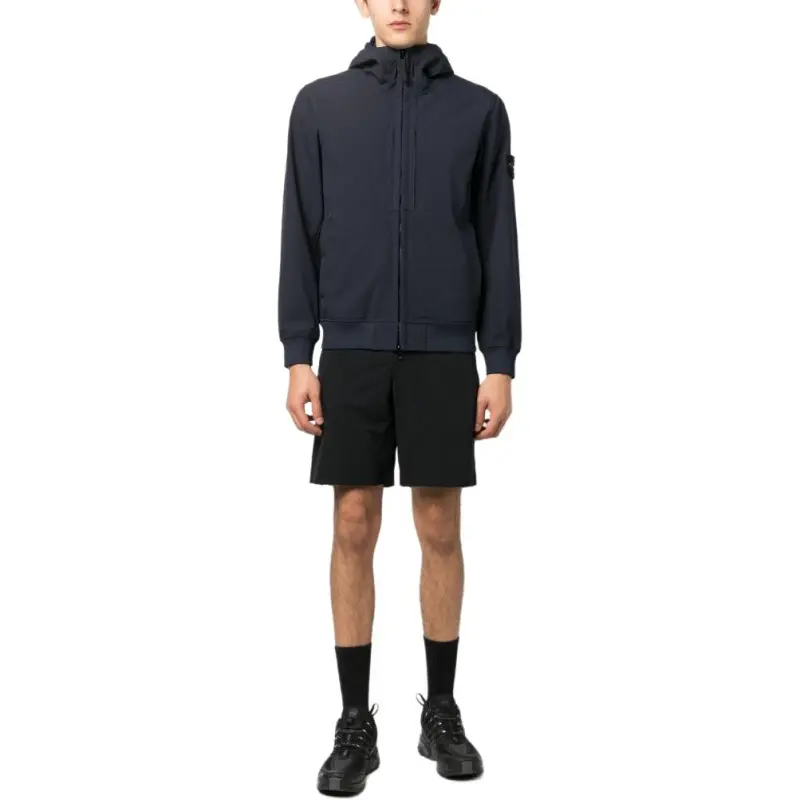 STONE ISLAND Zip Up Drawstring Jacket-3