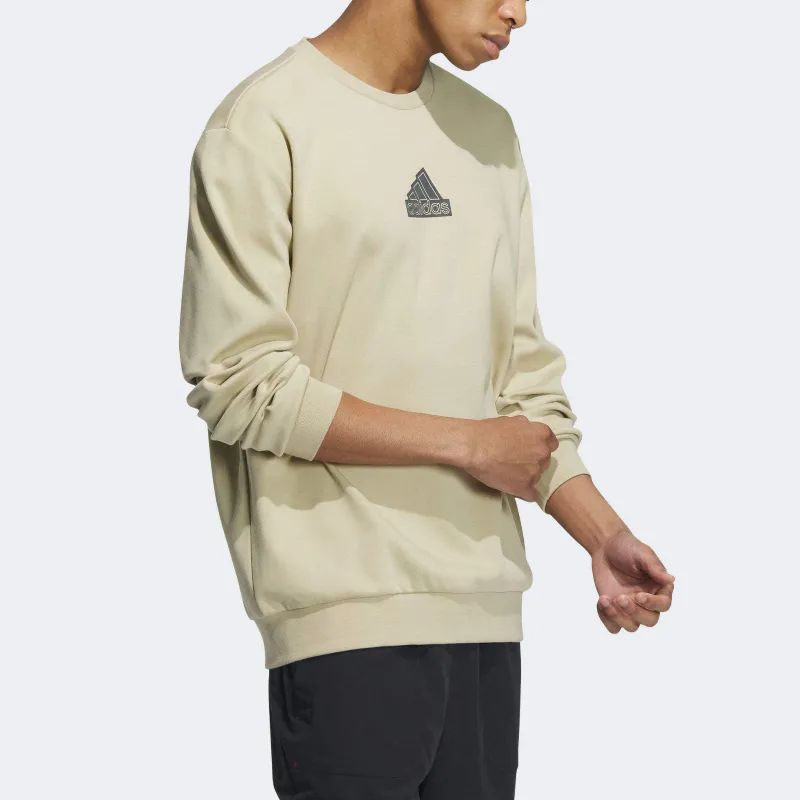Adidas Sweatshirts Men Khaki-4