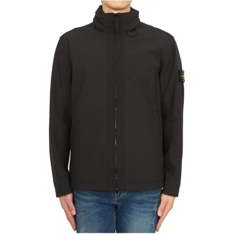 STONE ISLAND Logo patch Zip fastening Jacket-2
