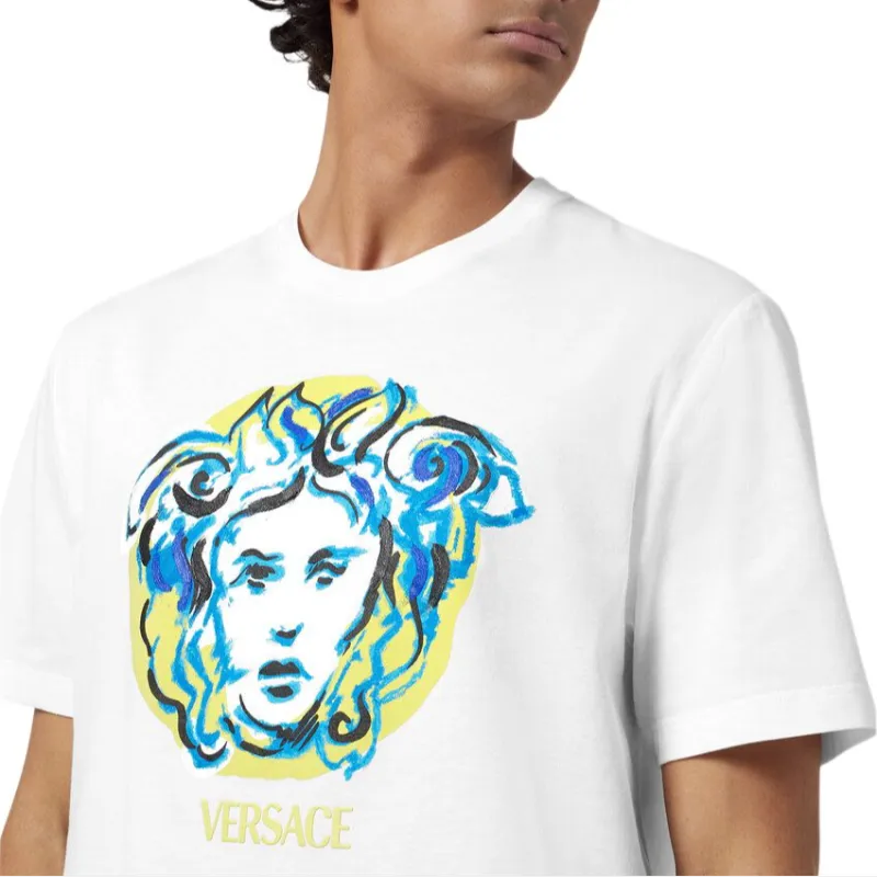 VERSACE Painted Medusa T shirt-4