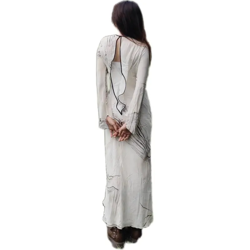 ZARA Long Sleeved Dresses Women's Multicolor-2