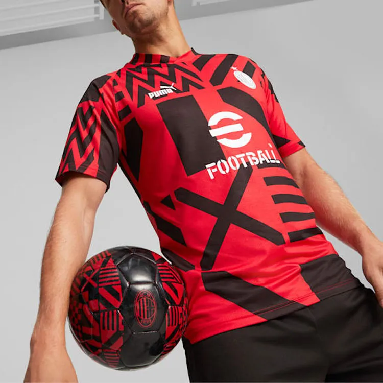 PUMA AC Milan T Shirt Men's Red-2