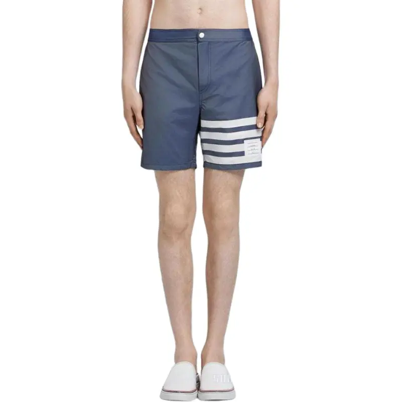 THOM BROWNE Swimming Shorts Men Marine Blue-3