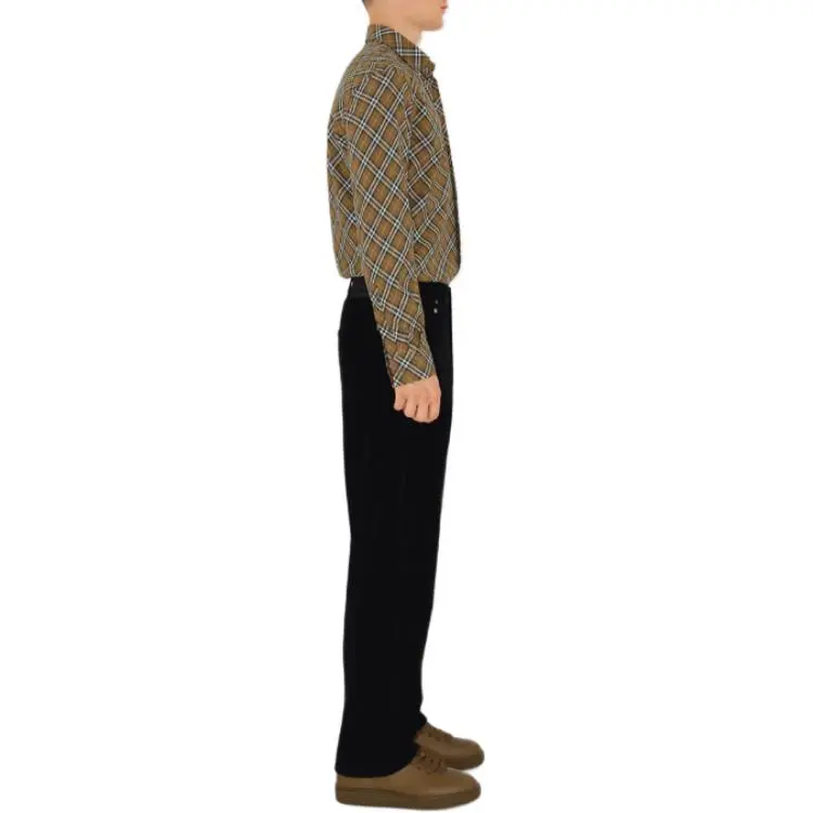 Burberry Vintage Check Logo Embroidered Shirt-2