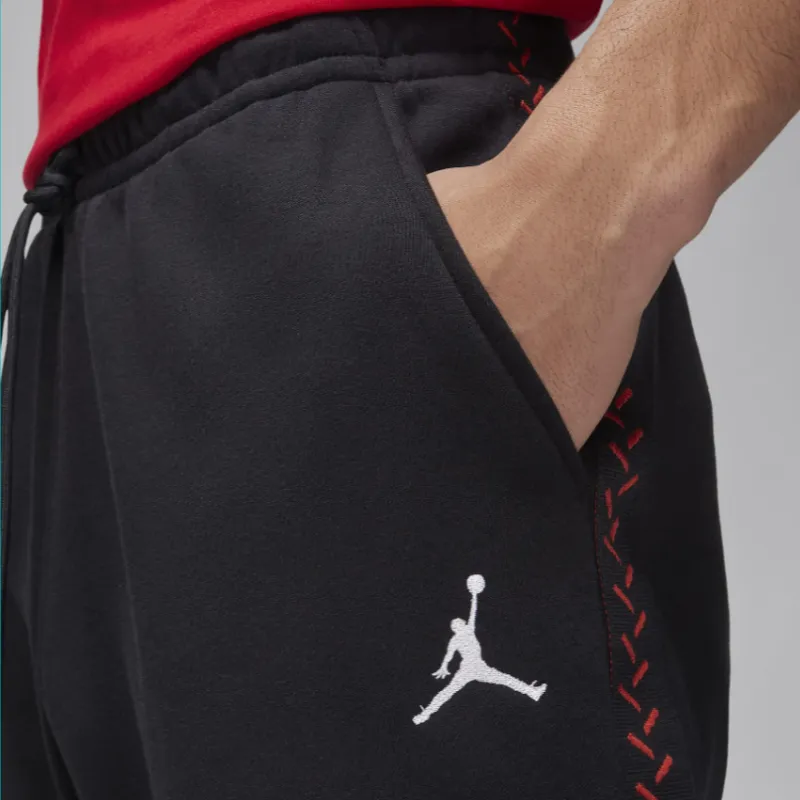 Jordan Flight MVP Knitted Sweatpants Men's Black-1