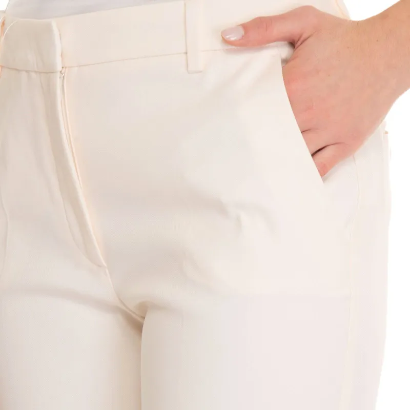WEEKEND MaxMara Straight Leg Cropped Trousers-4