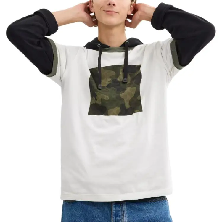 COACH Camo In Organic Cotton T Shirt Men's White-1
