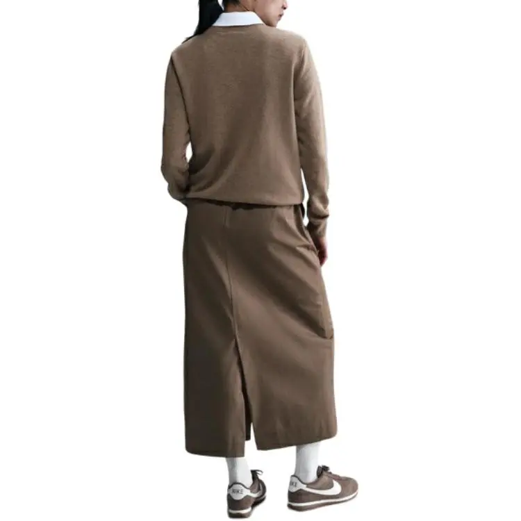 Nike Clothing Knitwear Women's Brown-1