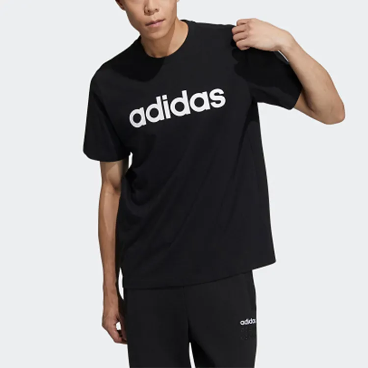 Adidas Neo Set-in Sleeve T-Shirt Men's Black-4