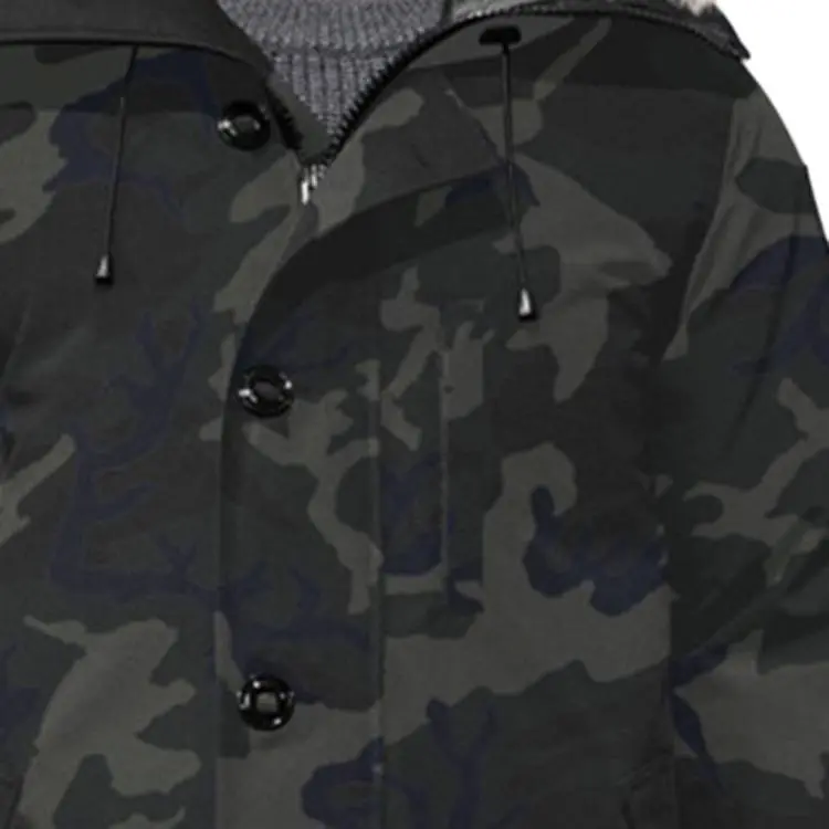Canada Goose Black Mark Winter Down Jacket Men's Black Camouflage-2