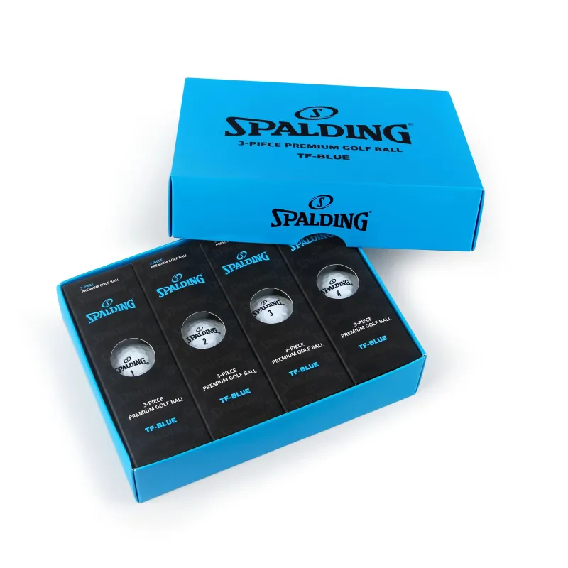 SPALDING TF Collection Triple Layer Golf Ball Synthetic Rubber Unisex White 12 Pcs-6