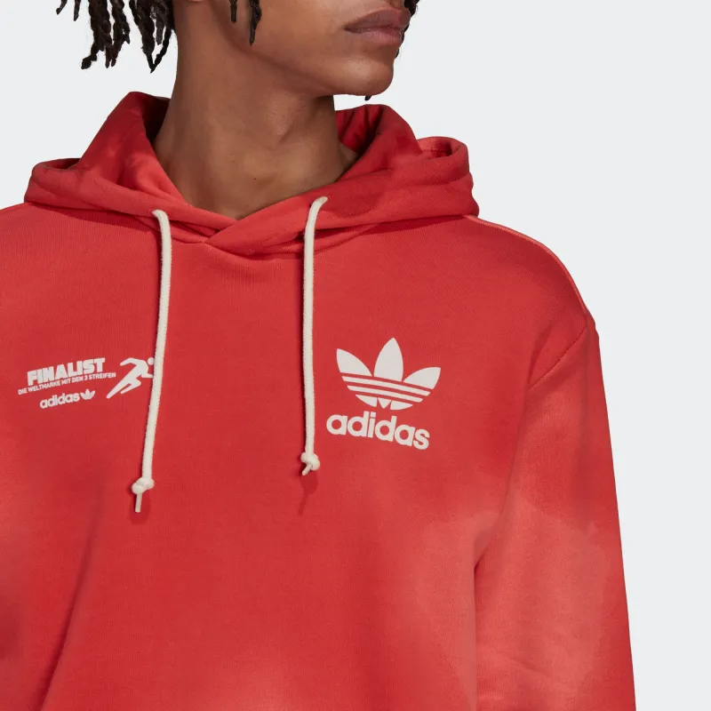 Adidas GRAPHICS MELLOW RIDE CLUB Sweatshirt Men's Bright Pink Neon/Yellow White-5