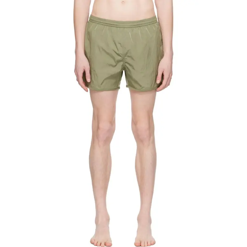 AMIPARIS Logo Plaque Elasticated Waistband Swim Shorts-2