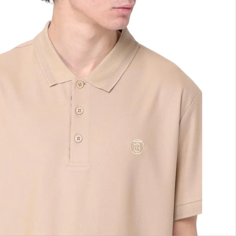 Burberry Polo Shirt Men's Khaki-4