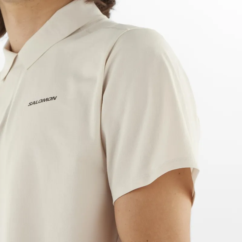 SALOMON Polo Shirts Men Ecru-2
