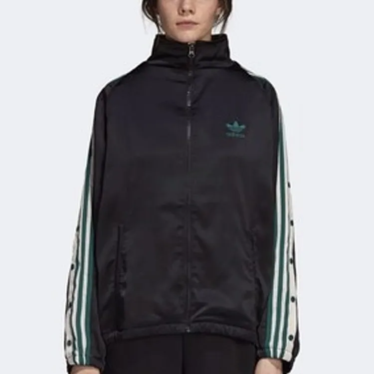 Adidas Originals Track Top Satin Jackets Unisex Black-2