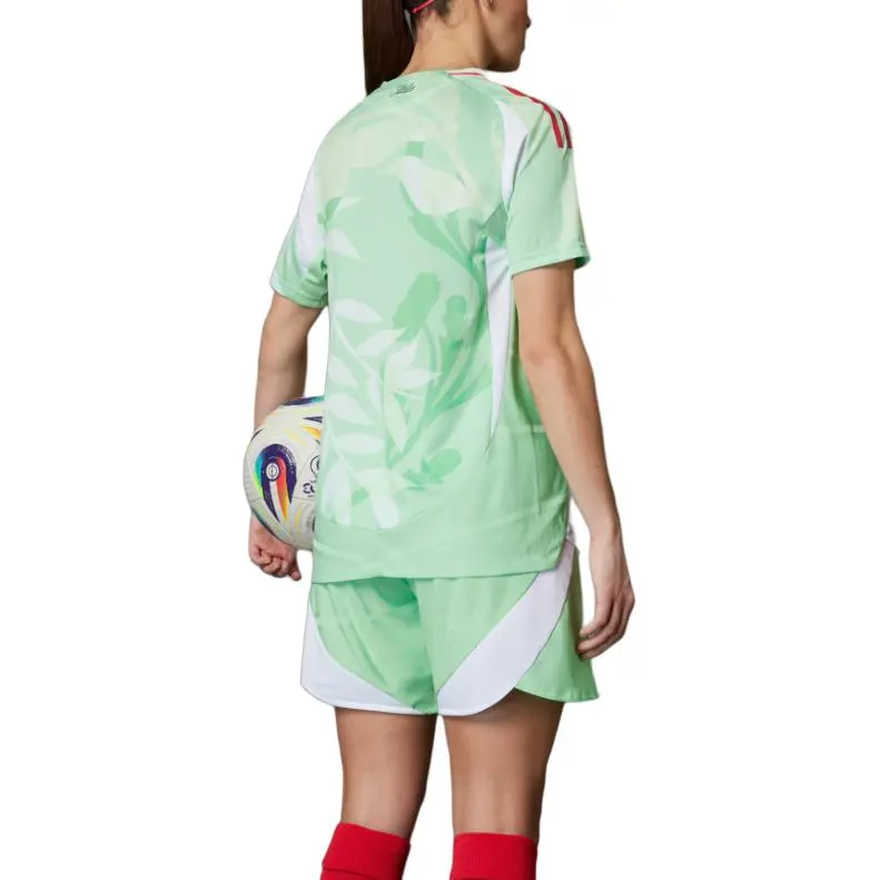 Adidas FootballItaly SS25 Soccer Jersey Women's Green-3