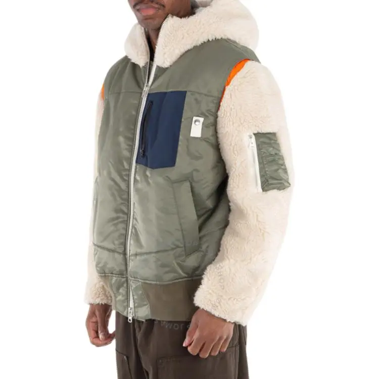 Sacai Panelled Hooded Jacket-3