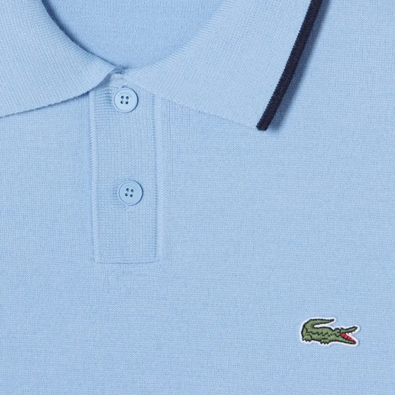 LACOSTE Polo Shirt Men's Sky Blue-4