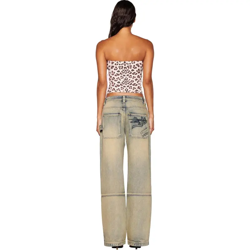 I.AM.GIA ARLY TOP Strapless Top Women's Leopard Print-3