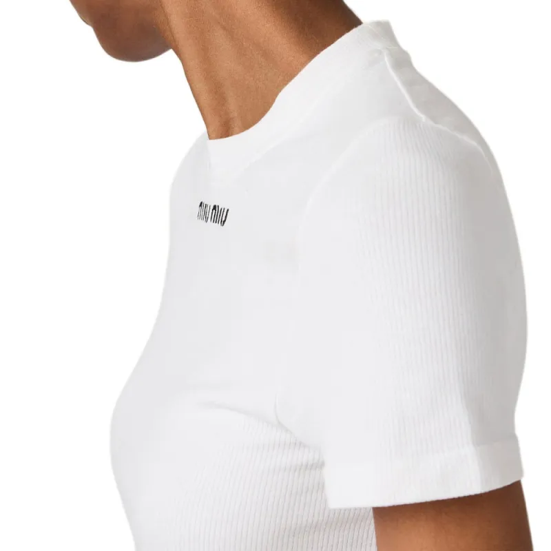 MIU MIU Regular T Shirt Women's White-4