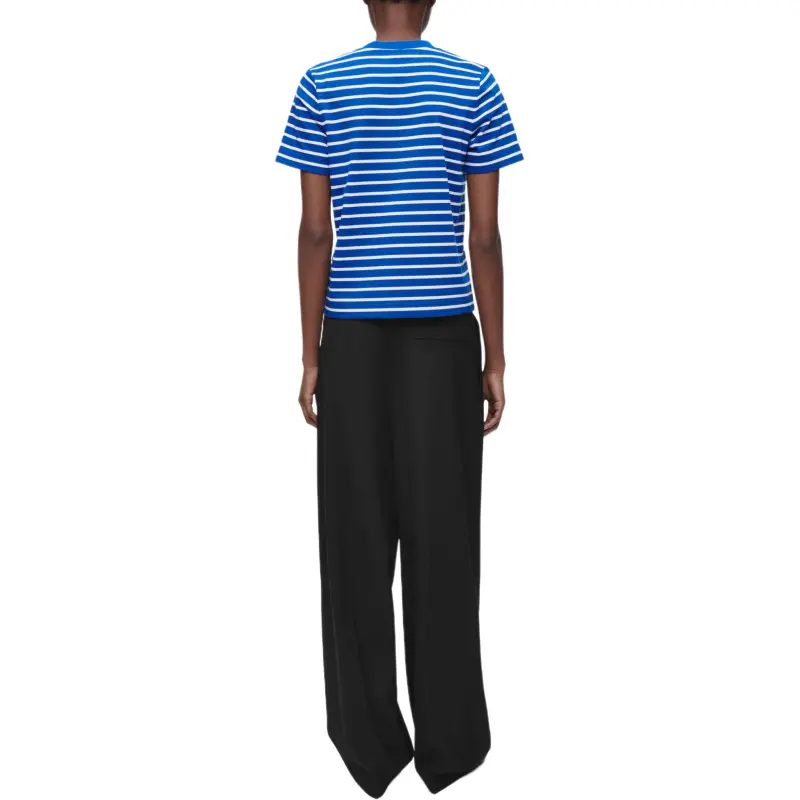 COS Regular T-Shirt Women's Blue Stripes-3