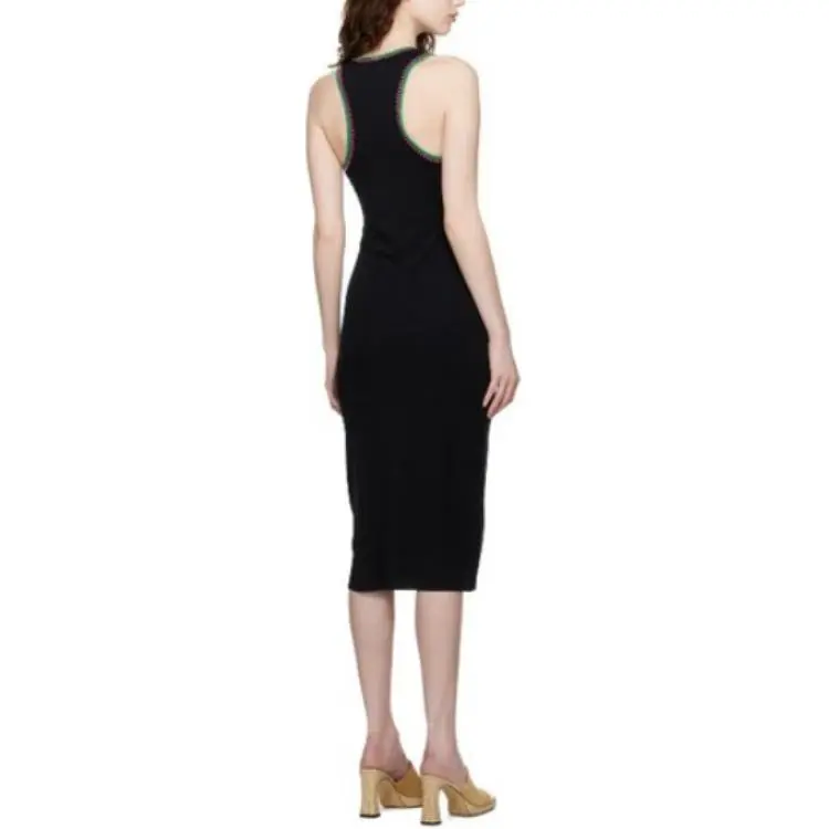 FRAME Sleeveless Dress Women's Black-1