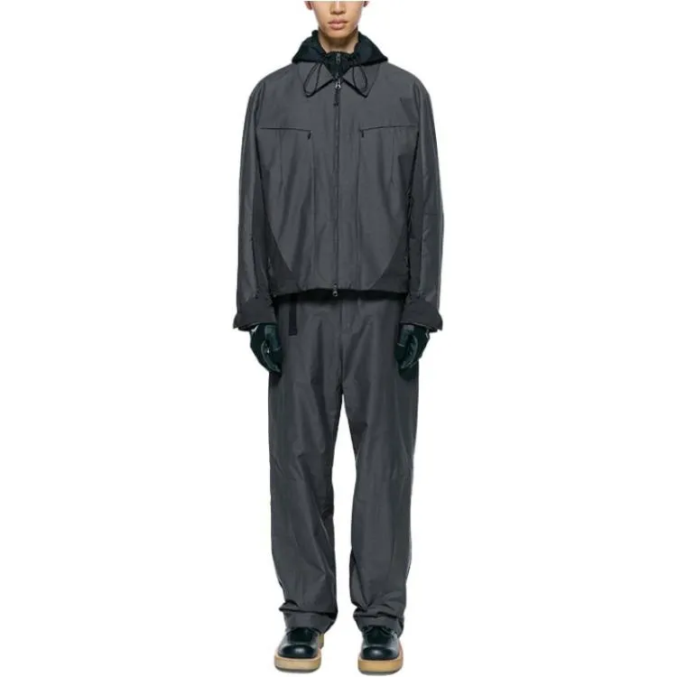 Mizuno Jackets Coats Men's Charcoal Gray-2