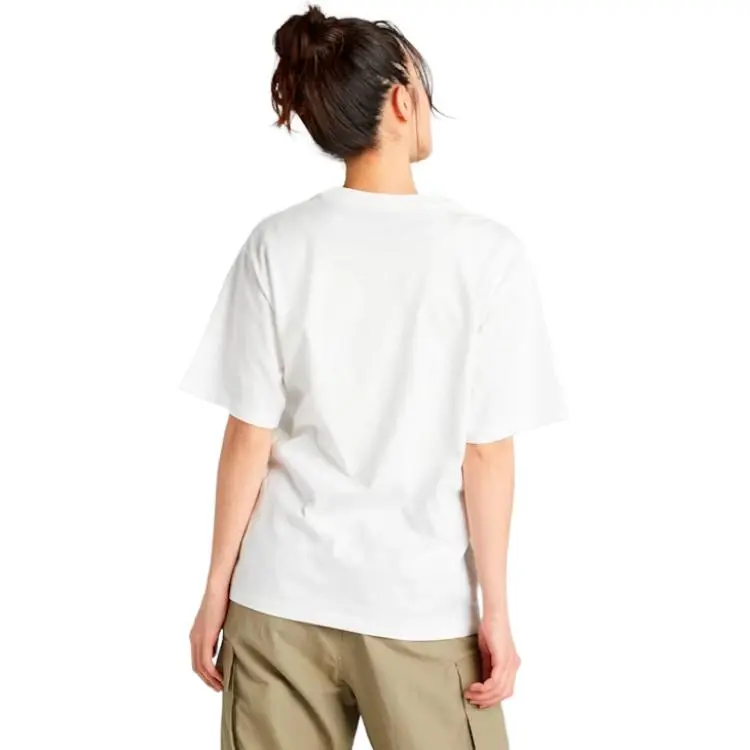 PUMA ESS Drop Shoulder Sleeve T Shirt Women's White-3