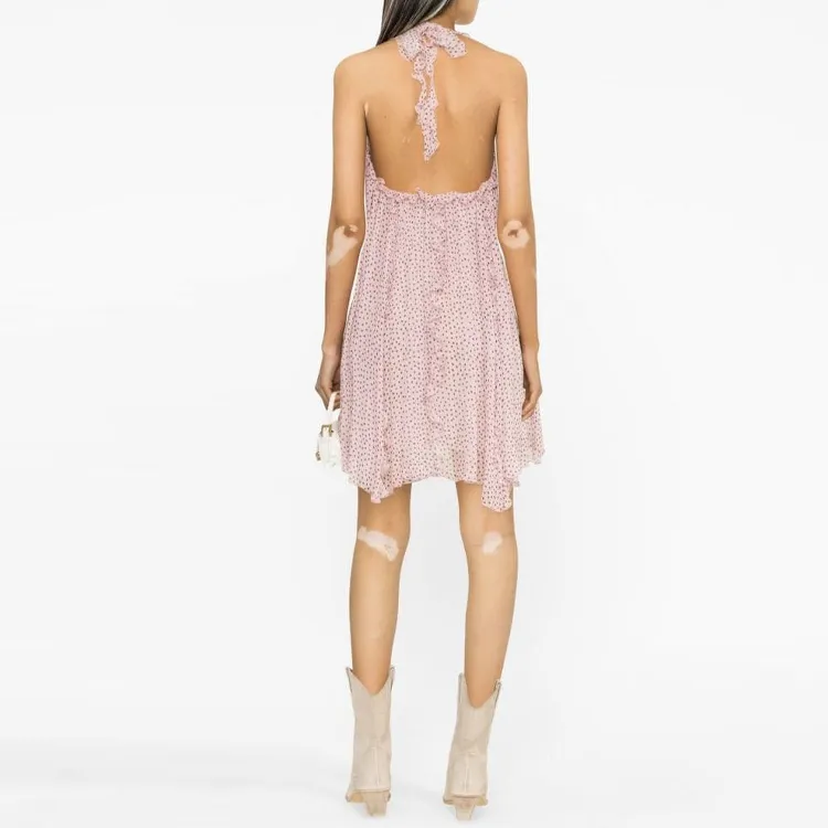Blumarine Sleeveless Dresses Women's Pink-1