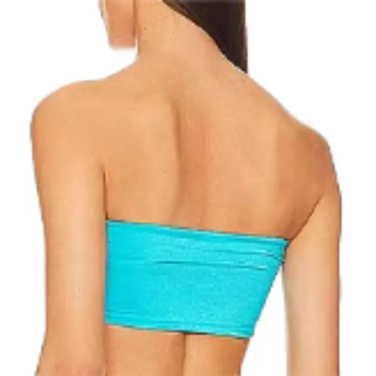 MILK BAOBAB Strapless Top Women's Light Blue-1