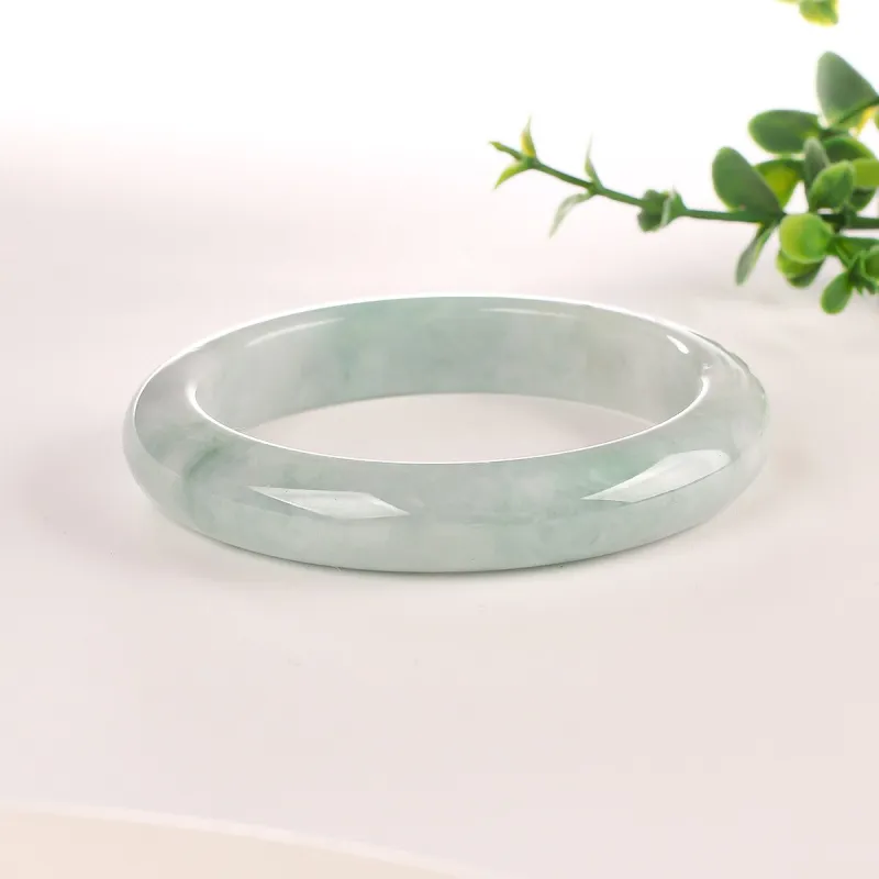 TAMINA Glutinous Jade Jadeite Bangles Women's-3