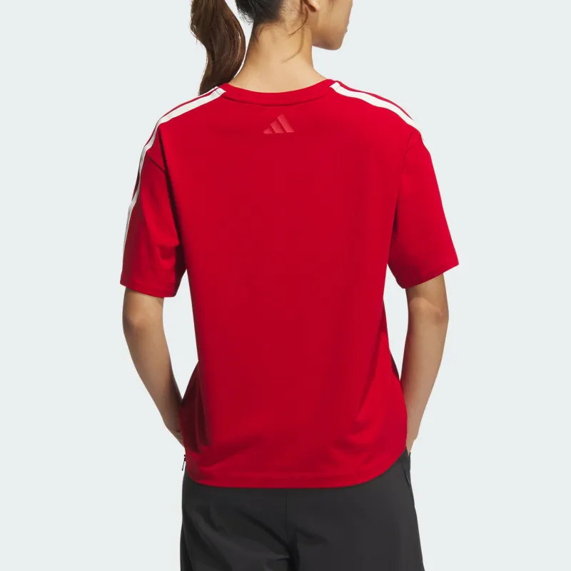 Adidas T Shirts Women's Red-3