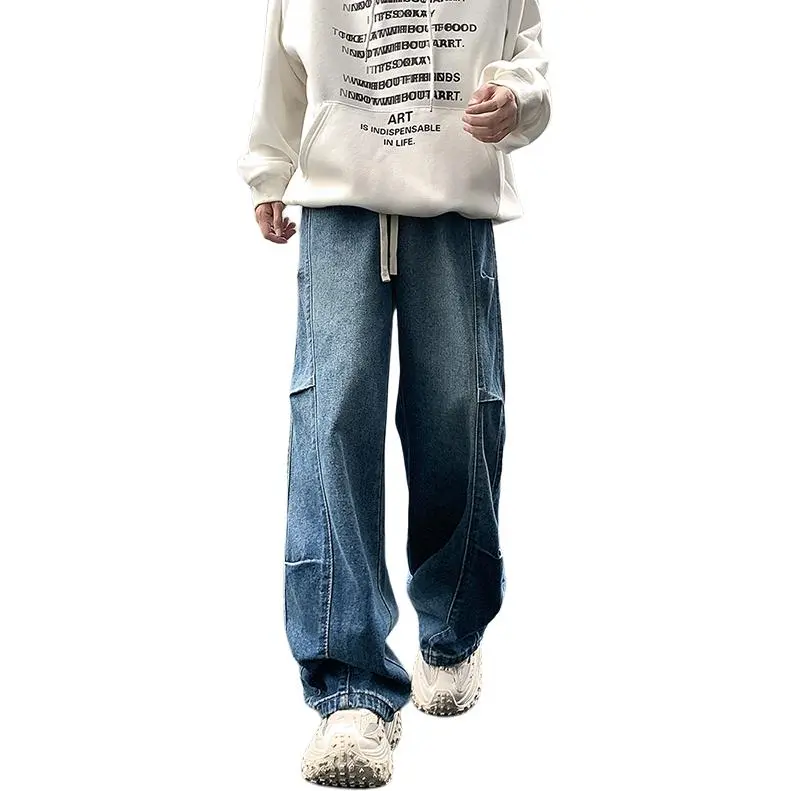 IJRJ Jeans Unisex Distressed Gray-11