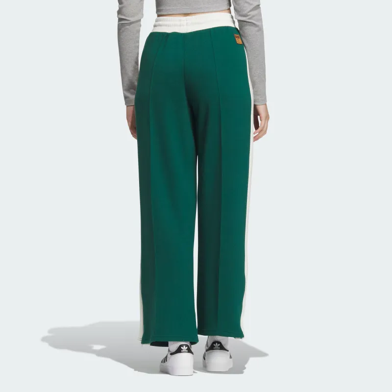 Adidas Originals RETRO SS25 SPORTY CLUB TRACK PANTS Knitted Sweatpants Women's Forest Green-2