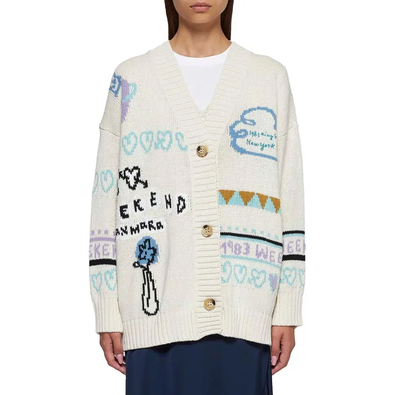 WEEKEND MaxMara Acacia Oversized Knitted Cardigan-2