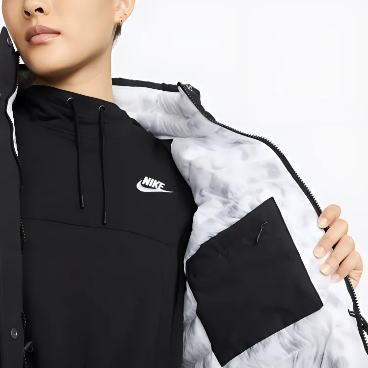 Nike Puffer Jackets Women's Black-4