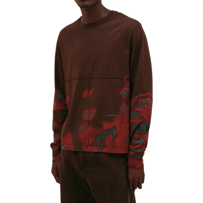 ECKHAUS LATTA Graffiti print Long sleeve Top-1