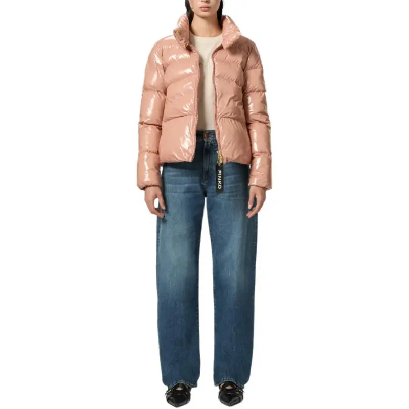 PINKO High Neck Padded Pea Jacket-2