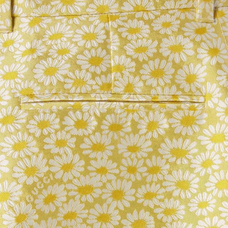 GUCCI SS25 Casual Pants Women's Yellow-6