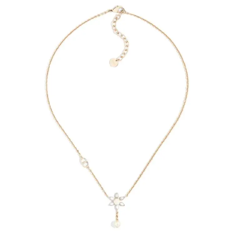 DIOR Resin Necklaces Women's Gold-1