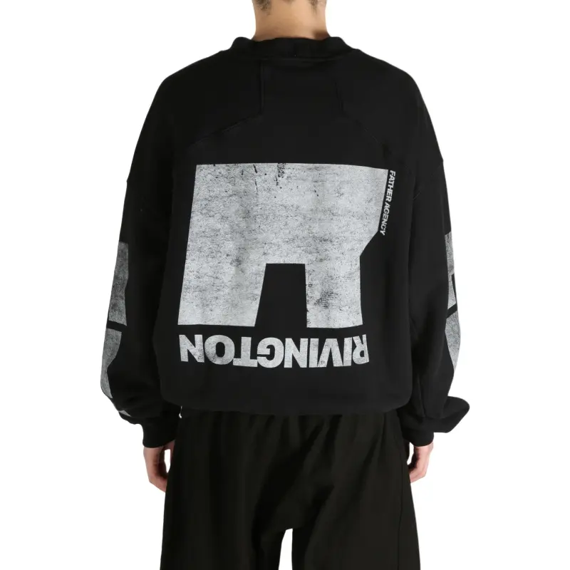 RIVINGTON Roi Rebis Sweatshirt Unisex Black-1