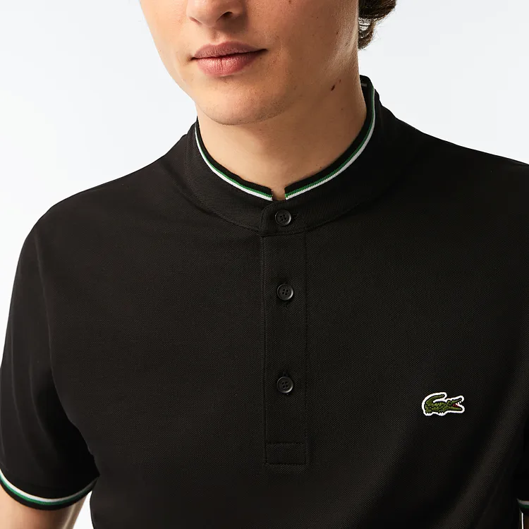 LACOSTE Polo Shirts Men Black-5