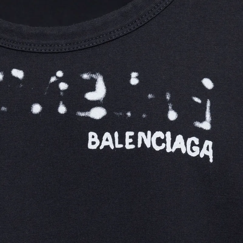 Balenciaga Tank Tops Regular Fit Men's Black-4