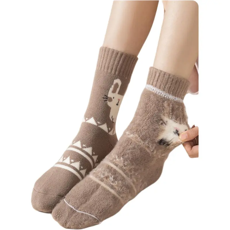 Moremoli Mid Calf Socks Women's 3 Pack-3