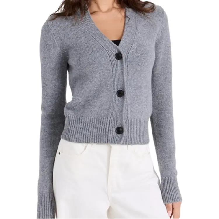 NILI LOTAN Intarsia-knit Cashmere Cardigan-3