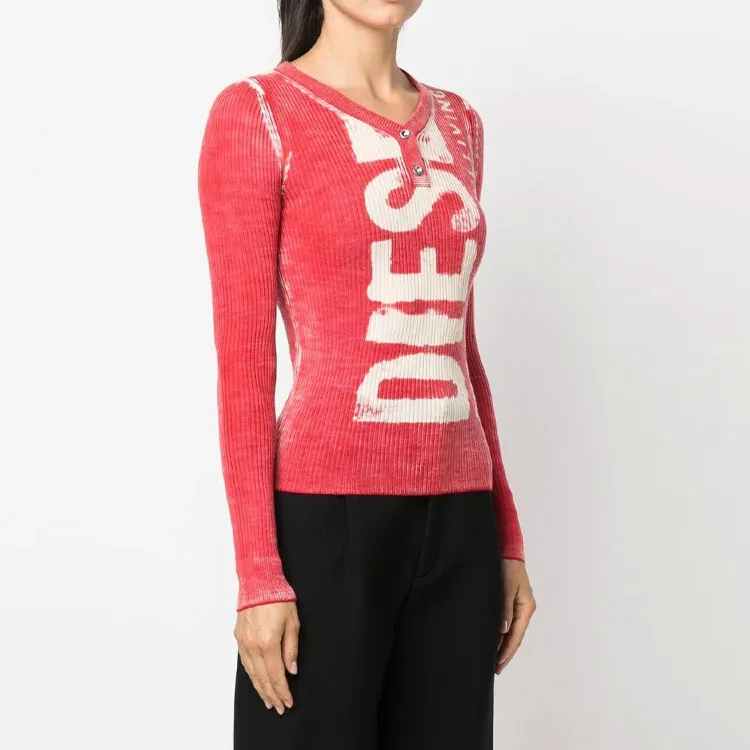 DIESEL Cashmere Sweaters Women's Red-1