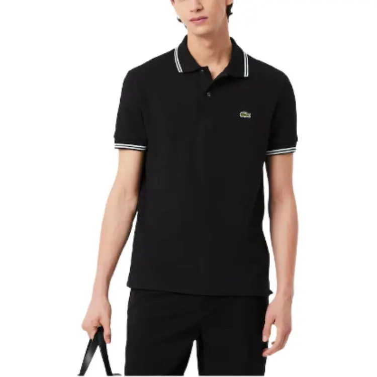 LACOSTE Polo Shirts Men Black-1